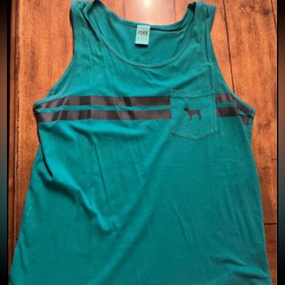 Pink - Victoria’s Secret Tank Top with dog logo